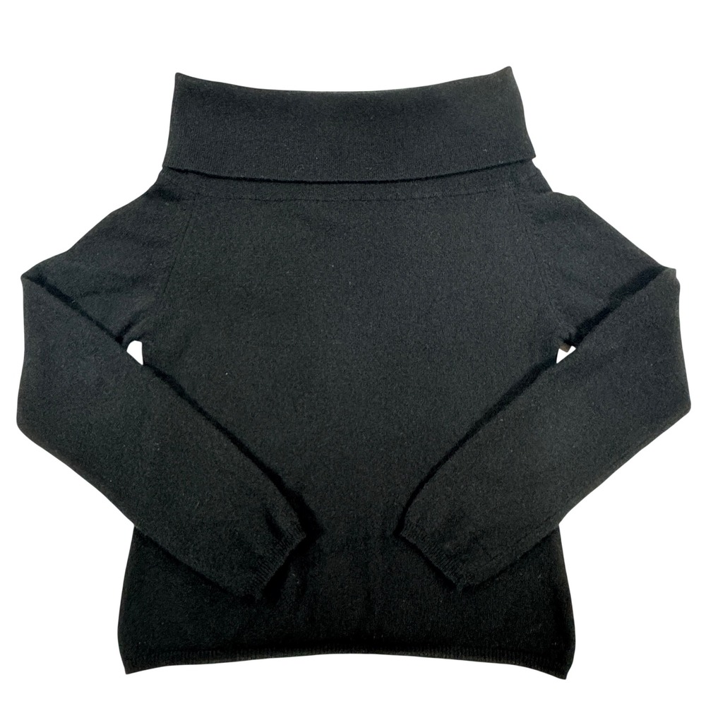 Georgiou Studio 100% Cashmere Turtleneck Sweater Women's Size M Preppy